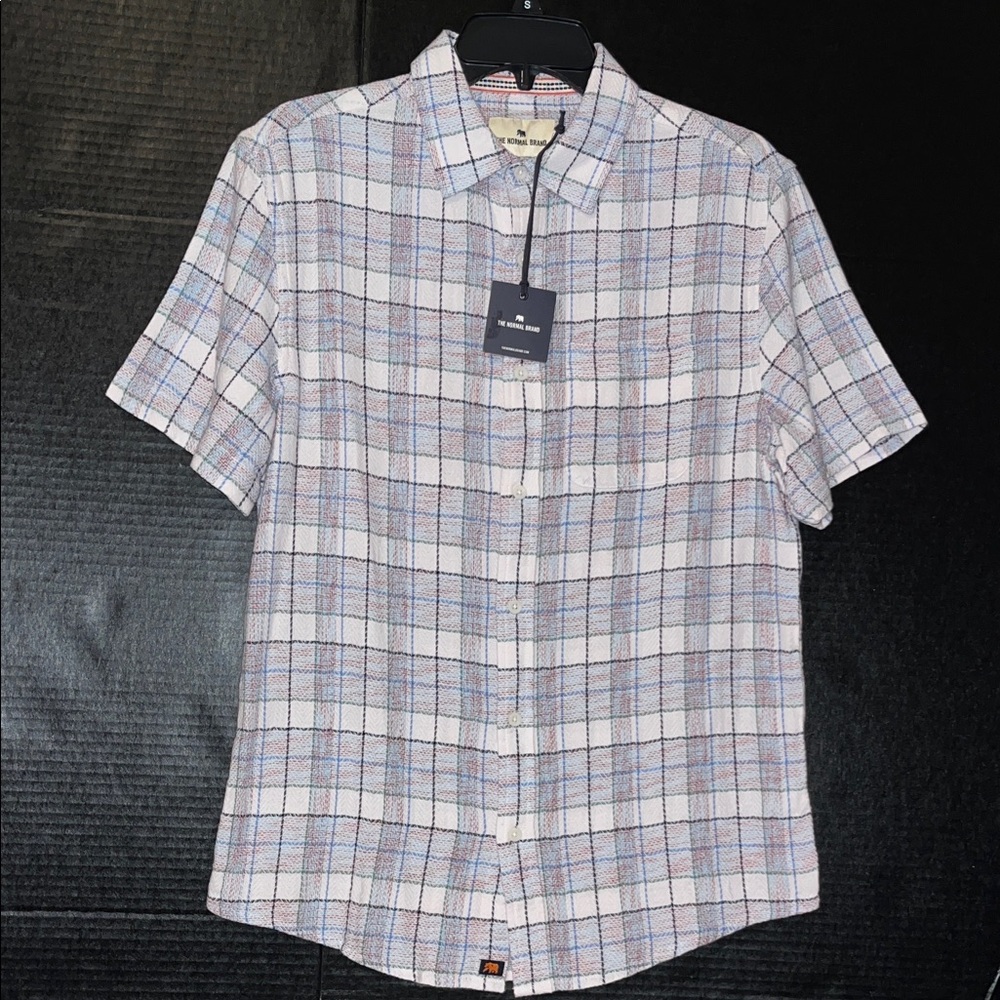 The Normal Brand Multicolor Plaid Button Down Shirt